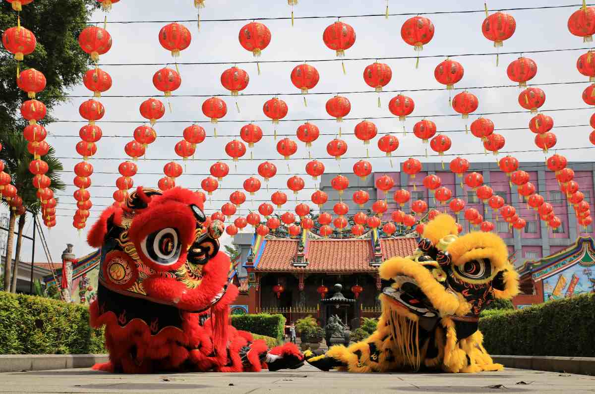 Desfile de dragones y festejos del Año Nuevo Chino en el Centro Histórico