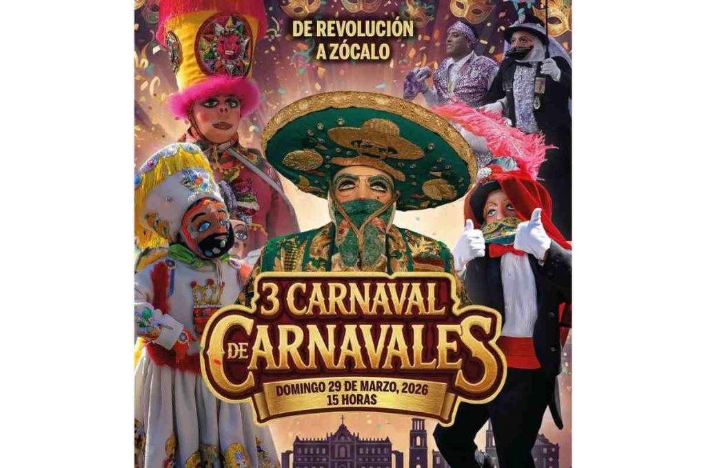 Carnaval de Carnavales 2026 en CDMX: desfile con chinelos y comparsas