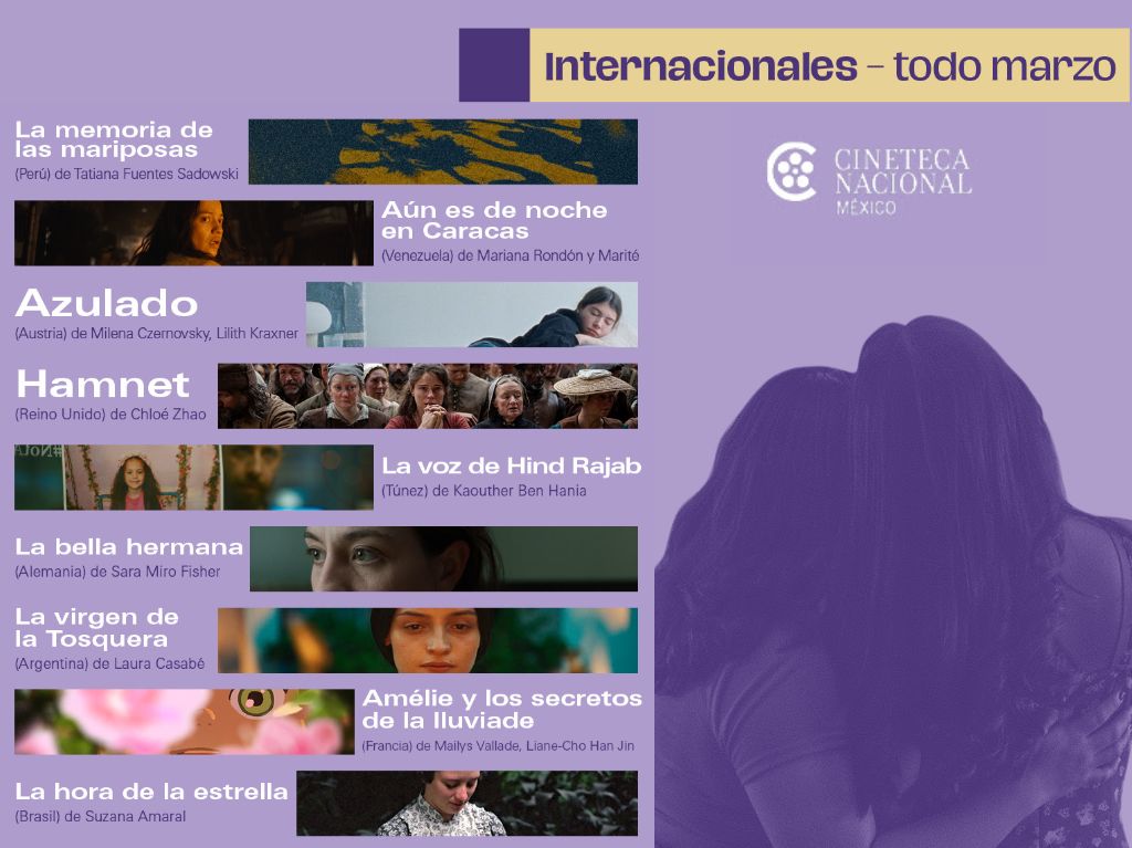 ¿Qué películas forman parte del Ciclo de Cine por el 8M de la Cineteca?