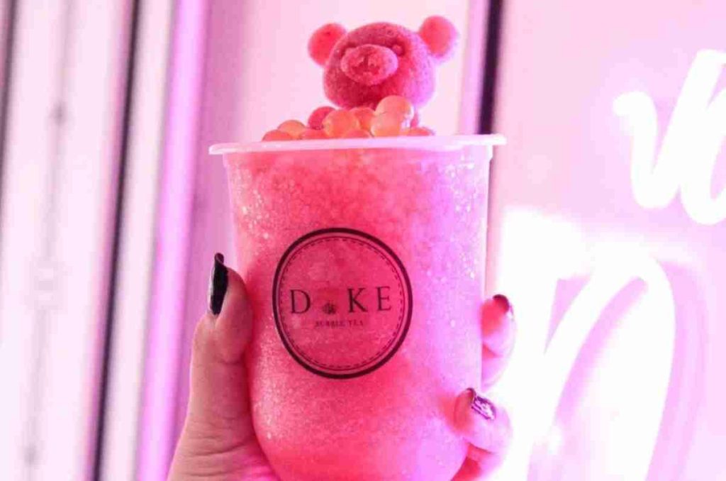 Duke Bobas, el bubble tea con un adorable topping de osito ¡Lo amarás!