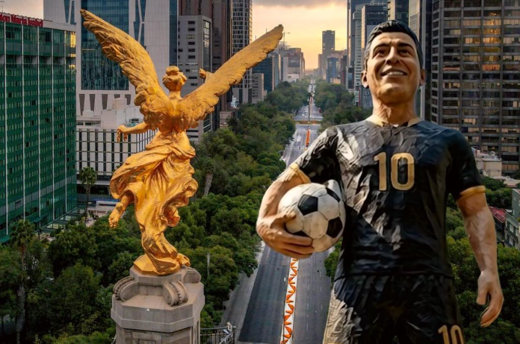 Mundial 2026 CDMX Corredor cultural exposición figuras gigantes de futbolistas Reforma y Museos gratis