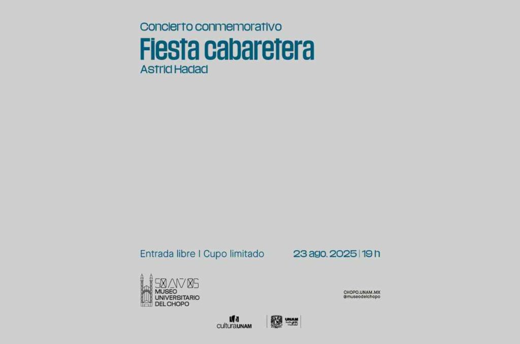 Concierto de Astrid Hadad en el Museo Universitario del Chopo: fiesta cabaretera