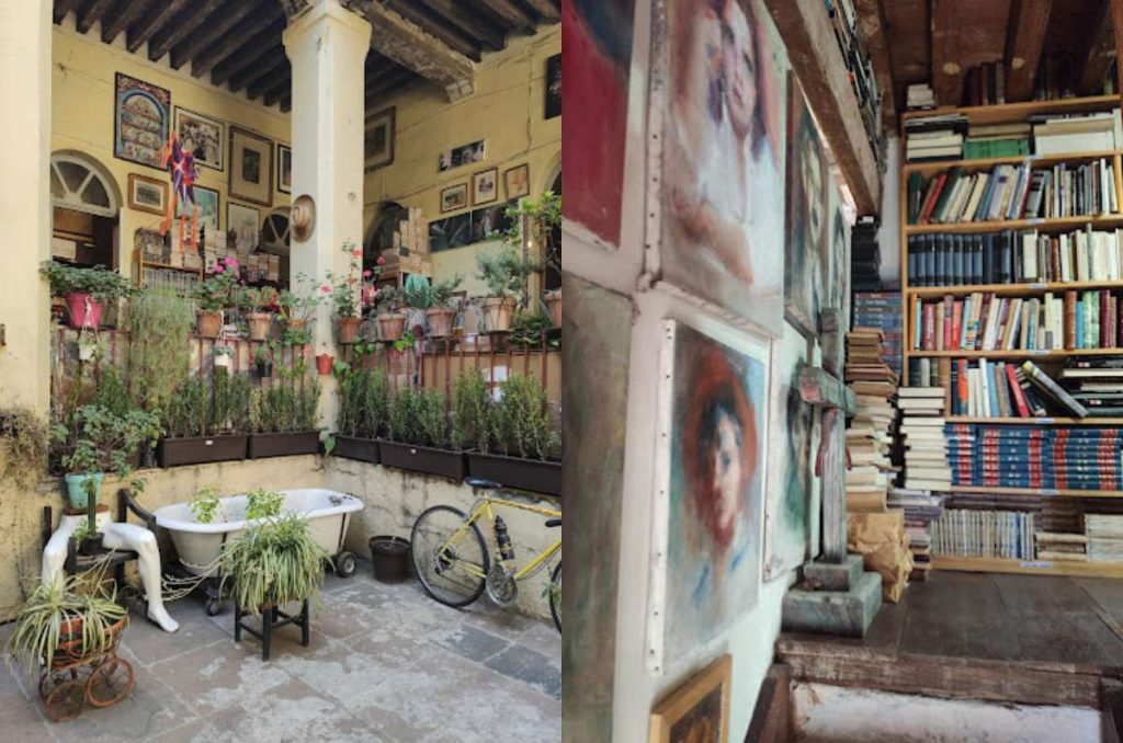 Niña Oscura: librería en Santa María la Ribera en una casa porfiriana