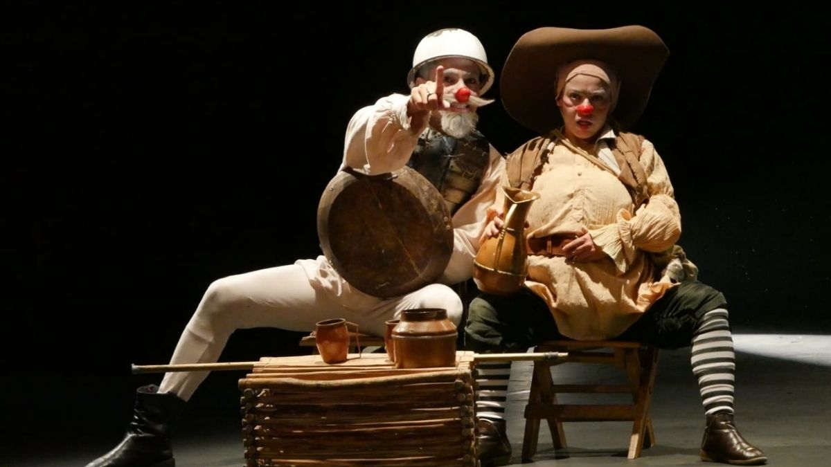 Quijote y panza obra de teatro