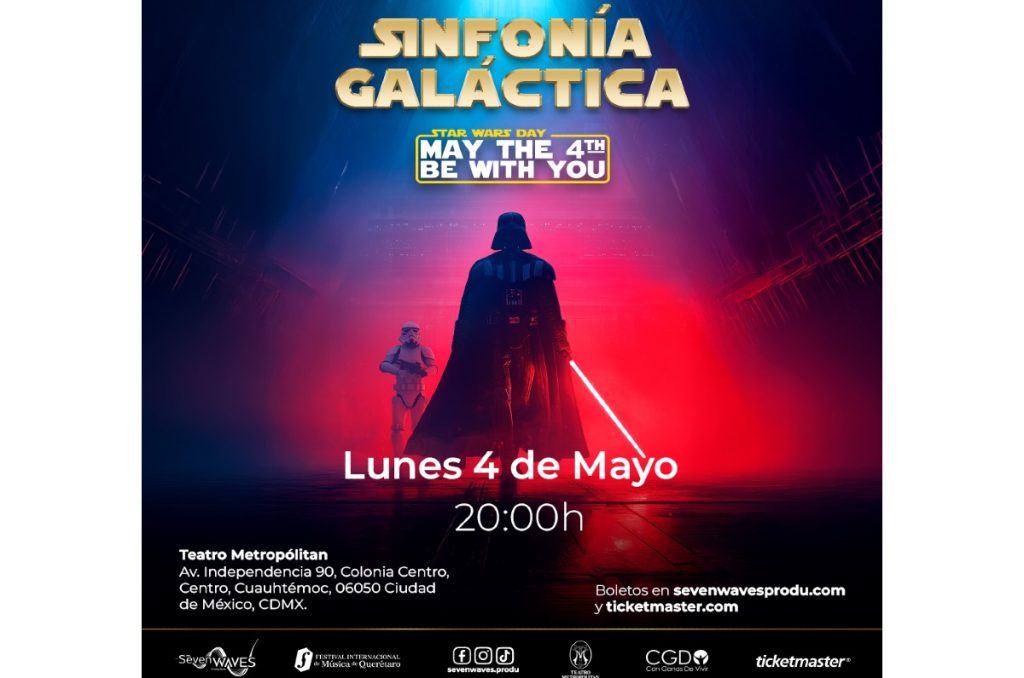 Star Wars Día concierto sinfónico en Teatro Metropolitan 4 de mayo 2026 boletos y precios