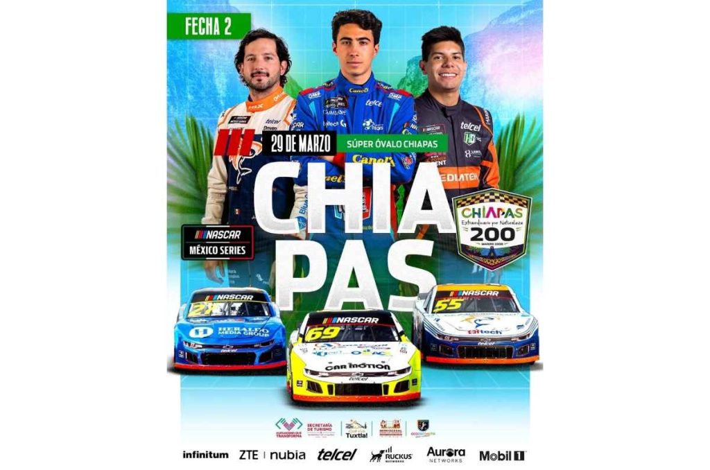 Nascar México Series llega a Chiapas